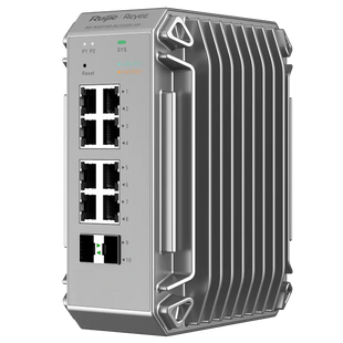 8-канальний промисловий PoE комутатор Ruijie RG-NIS3100-8GT2SFP-HP