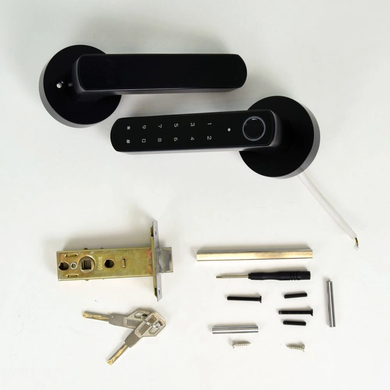 Розумний дверний біометричний замок Atis Lock BT-100-T Black