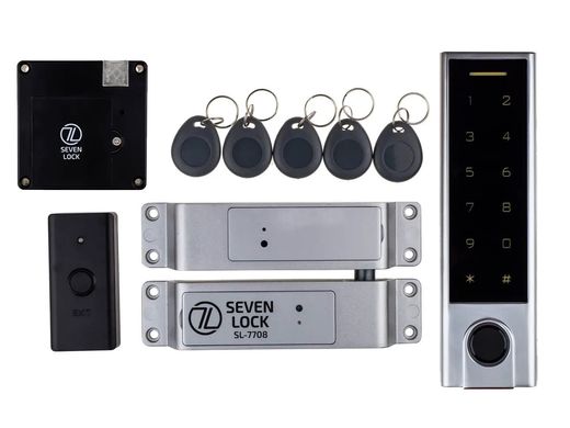Бездротовий біометричний Bluetooth комплект контролю доступу SEVEN LOCK SL-7708Fb