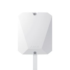 Гібридна централь системи безпеки Ajax FIBRA Hub Hybrid (2G) біла
