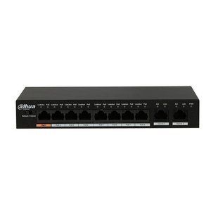 10-портовий комутатор Dahua DH-PFS3010-8ET-96, 8 портів PoE
