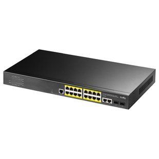 21-портовий керований гігабітний комутатор Cudy GS2018PS2-200W, 16 портів PoE