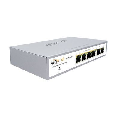 6-портовый управляемый гигабитный PoE коммутатор Wi-Tek WI-PCES306G V2