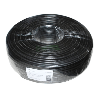 Кабель коаксіальний з живленням RITAR B100-RG59 + 2x0.5mm, 100 м