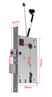 Электронный RFID замок для гостиниц и офисов SEVEN LOCK SL-7730
