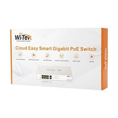 10-портовий керований гігабітний PoE-комутатор Wi-Tek WI-PCES310G