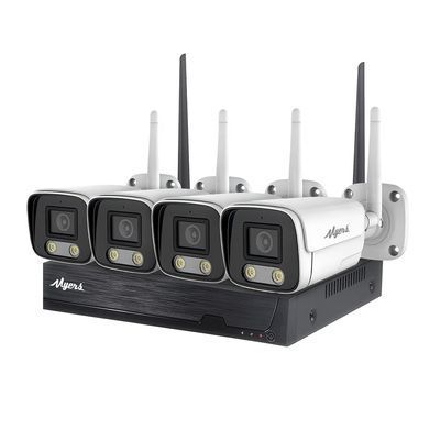Бездротовий комплект відеоспостереження Myers 8CH WIFI KIT 3MP 4xBullet