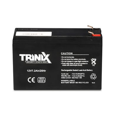 Акумуляторна батарея свинцево-кислотна TRINIX 12V7.2Ah/20Hr