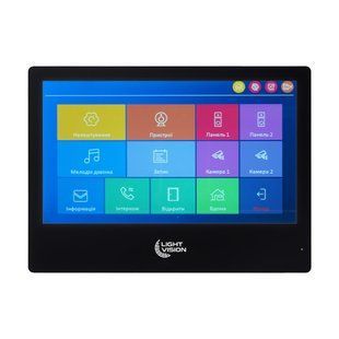 10" Wi-Fi видеодомофон Light Vision SINGAPORE (AI) FHD Black