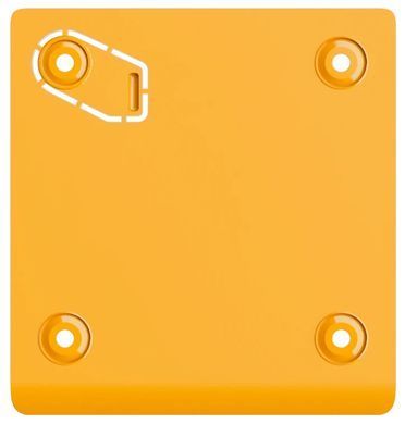 Беспроводная программируемая кнопка с механизмом сброса Ajax ManualCallPoint Jeweller Yellow