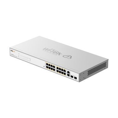 20-портовий керований гігабітний PoE комутатор Wi-Tek WI-PCES320GFH