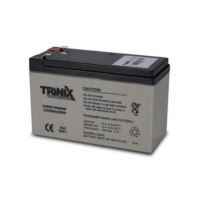 Аккумуляторная батарея свинцово-кислотная TRINIX 12V9Ah/20Hr Super Charge
