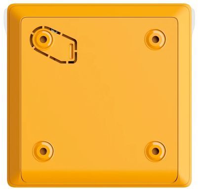 Беспроводная программируемая кнопка с механизмом сброса Ajax ManualCallPoint Jeweller Yellow