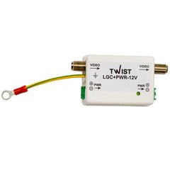 Twist-LGC+PWR12V грозозащита на коаксиал