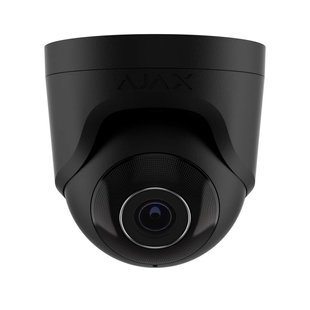 Купольная IP-камера с микрофоном Ajax TurretCam (8 Mp/4 mm) Black