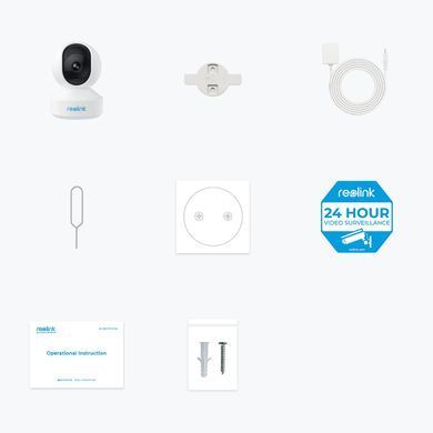Поворотная Wi-Fi камера с микрофоном Reolink E Series E330 (E1 Pro), 4Мп