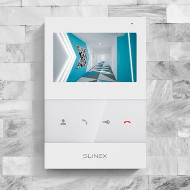 Відеодомофон із пам'яттю Slinex SQ-04M white, екран 4.3"