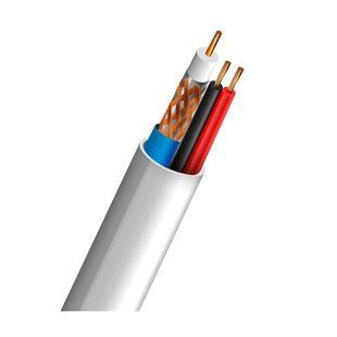 Кабель коаксіальний з живленням Trinix SL-59+2*0.5 CU 0.8mm Indoor ОS-структура, 305 м