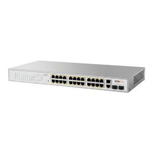 28-портовый управляемый гигабитный PoE-коммутатор Wi-Tek WI-PCES328GFH