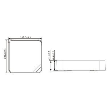 8-канальный 8Мп IP видеорегистратор TVT TD-3008H1-8P-A1L (64-64), 8 портов PoE