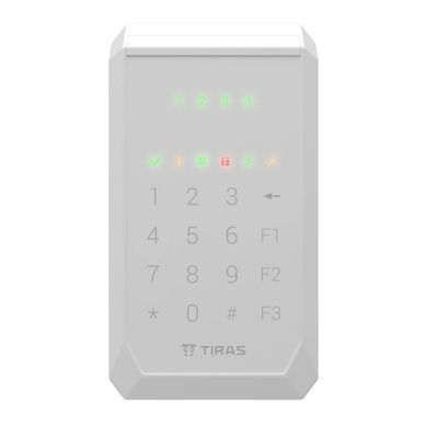 Клавиатура сенсорная Tiras K-PAD4+ (white)