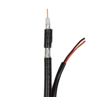 Коаксіальний кабель з живленням Atis RG690-Cu+2*0.75 PE, 305м