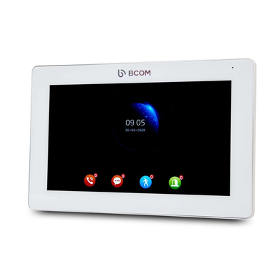 Комплект видеодомофона BCOM BD-770FHD White + Tantos Triniti FHD
