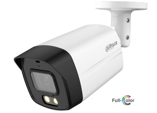 Вулична камера з LED підсвічуванням Dahua HAC-HFW1239TLMP-A-LED, 2Мп