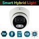 Купольная IP камера с двойной подсветкой SEVEN IP-7212PA-DL white, 2Мп