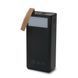 Павербанк Power Bank Kraft TPB-2330 (30000 mAh) Black, LED-фонарь