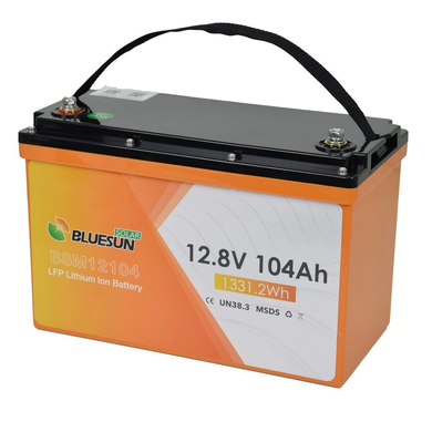 Аккумулятор литий-железо-фосфатный Bluesun BSM12104 LFP, 12.8В/104Ач