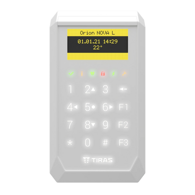 Сенсорная клавиатура Tiras Technologies K-PAD OLED (white)