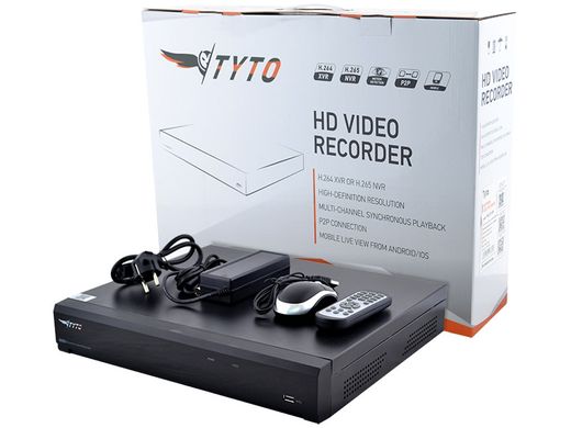 32-канальный сетевой видеорегистратор Tyto NQ-32-D4 NVR (AI), 8Мп