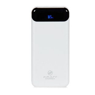 Павербанк 20000mAh Power Bank Kraft KPB-2020FC White 22.5W QC3.0