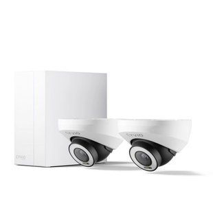 Комплект IP відеоспостереження на 2 камери CYVIO POE Dome 2Kit 8MP N2412D