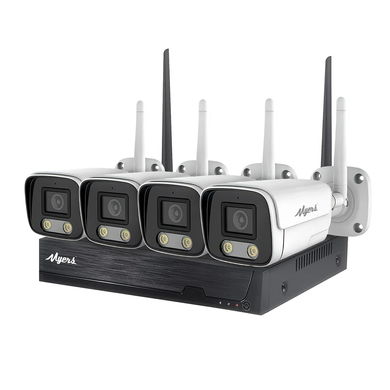 Бездротовий IP комплект спостереження Myers 8CH WIFI KIT 5MP 4xBullet