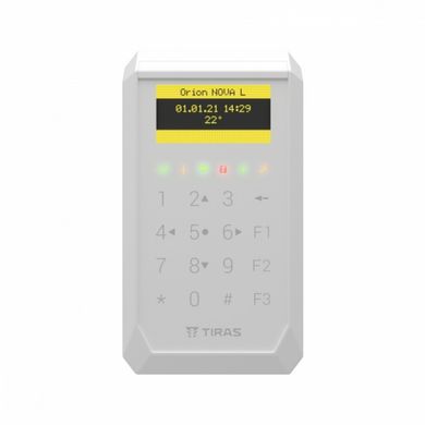 Сенсорная клавиатура Tiras Technologies K-PAD OLED+ (white)