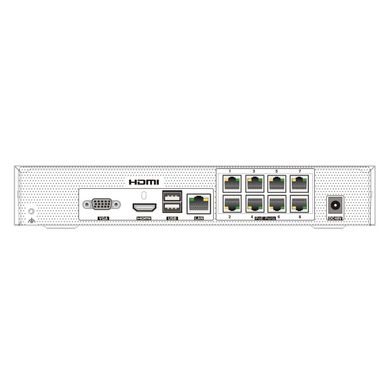 8-канальный IP-видеорегистратор TVT TD-3008H1-8P-B1 с 8 портами PoE, 6Мп