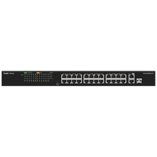 26-портовий некерований PoE комутатор Ruijie Reyee RG-ES126FGS-LP