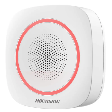 Бездротова внутрішня сирена Hikvision DS-PS1-II-WE/Red