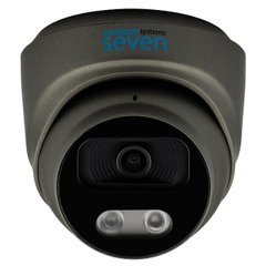 Купольна IP камера з мікрофоном SEVEN IP-7212PA black, 2Мп