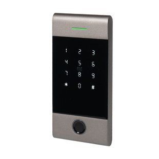 Кодова Bluetooth клавіатура з біометричним зчитувачем Trinix TRK-1206BTFW Black
