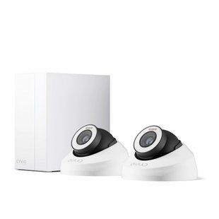 Комплект IP відеоспостереження на 2 купольні камери CYVIO POE Dome 2Kit 4MP N2402D