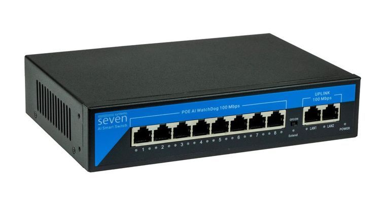 Комплект IP-видеонаблюдения на 8 цилиндрических 5 Мп Dahua DH-IP1128OW-5MP