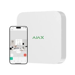 8-канальный сетевой видеорегистратор Ajax NVR (8ch) (8EU) White