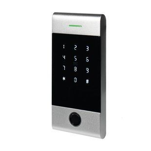 Кодова Bluetooth клавіатура з біометричним зчитувачем Trinix TRK-1206BTFW Silver