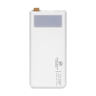 Повербанк 20000mAh Power Bank Kraft KPB-2320FCL White 22.5W QC3.0 LED-фонарь