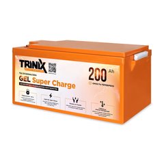 Акумуляторна батарея гелева TRINIX TGL12V200Ah/20Hr GEL Super Charge