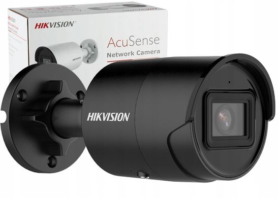 Вулична AcuSense IP камера Hikvision DS-2CD2083G2-IU (BLACK), 8Мп