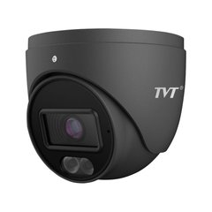 Купольна IP відеокамера з мікрофоном TVT TD-9544S4-C(D/PE/AW2) Black, 4Мп